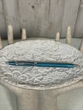 Vintage Disney Cross Pen Donald Duck Teal Aqua Ballpoint Pen